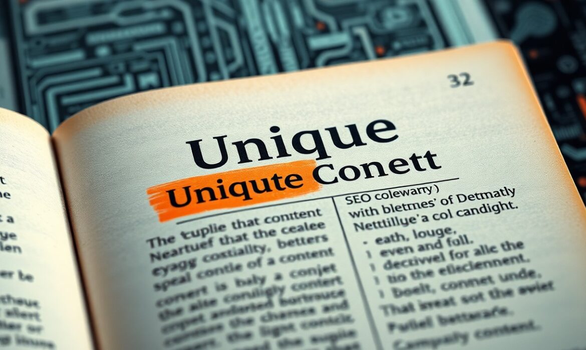 SEO Lexikon »Was bedeutet Unique Content?