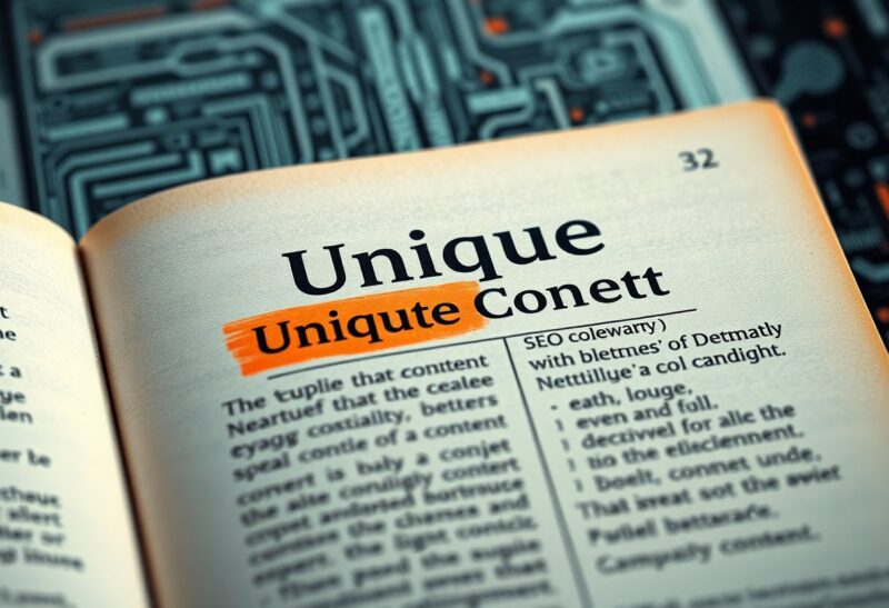 SEO Lexikon »Was bedeutet Unique Content?