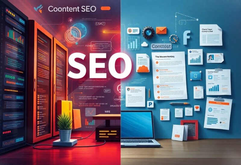 Unterschied zwischen technischer und inhaltlicher SEO